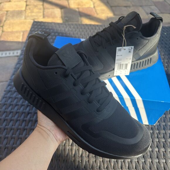 Adidas Multix Men\'s Athletic Shoes Triple Black FZ3438 main image 10
